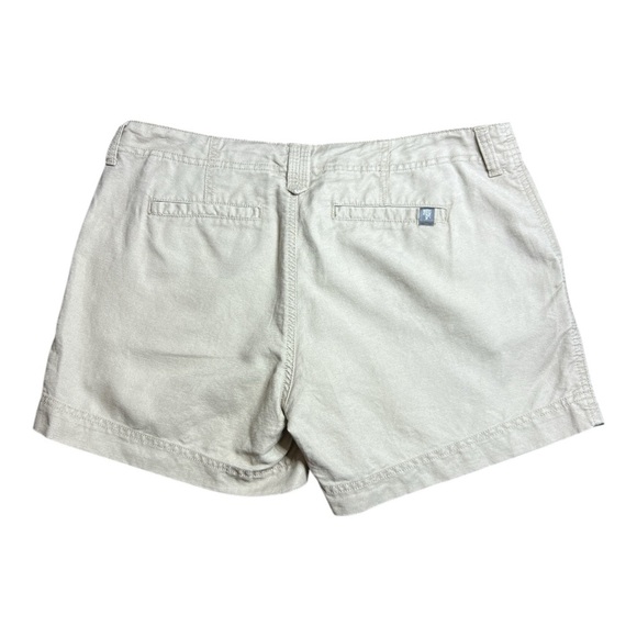 The North Face Linen Blend Shorts Size 10 Tan Brown - Picture 2 of 8